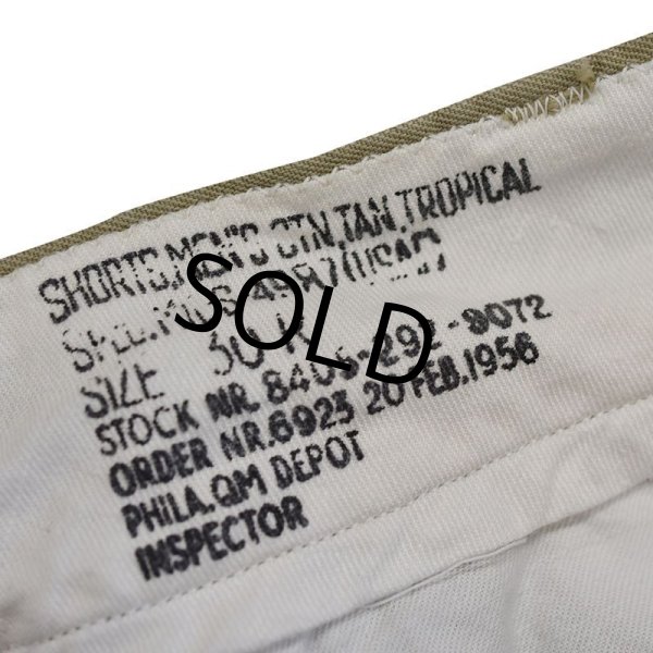 画像2: 50's【米軍実物】U.S.army【ビンテージ】【チノショーツ】【ショートパンツ】【W30】  (2)