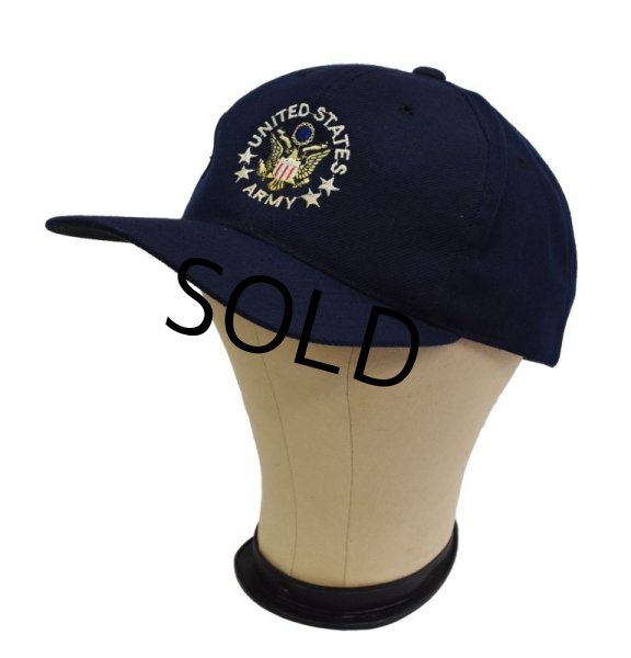 画像5: 【ビンテージ】紺【US.ARMY】ロゴ【ベースボールキャップ】キャップ  (5)