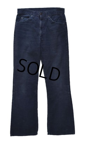 画像2: 80's【ビンテージ】【USA製】【LEVI'S】【リーバイス517】ブーツカット【紺】ネイビー【コーデュロイパンツ】【517】【32x32】  (2)