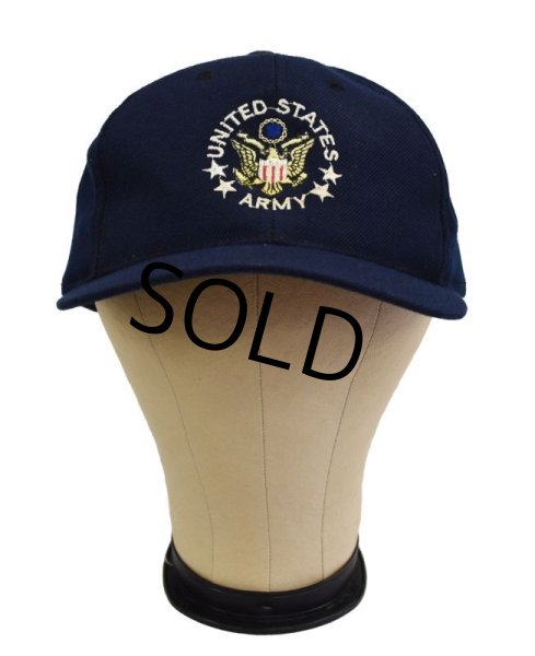 画像7: 【ビンテージ】紺【US.ARMY】ロゴ【ベースボールキャップ】キャップ  (7)