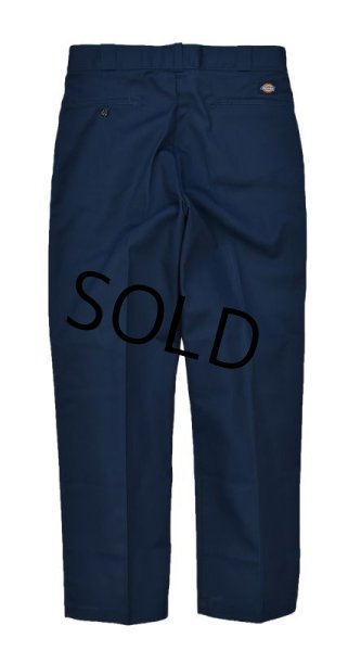 画像4: USA製【デッドストック】【ビンテージ】【ディッキーズ】【Dickies】【ネイビー・紺】【ワークパンツ】【34×32】  (4)