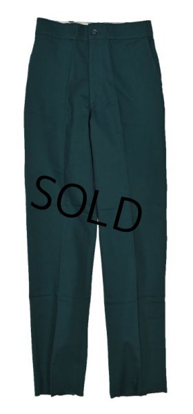 画像3: 80's【デッドストック】USA製【ビンテージ】【Angelica】【緑】【ワークパンツ】【30X】  (3)