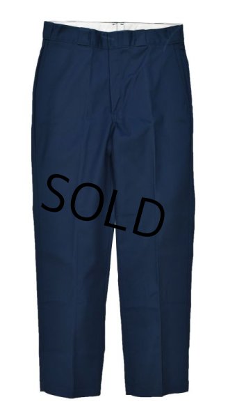 画像2: USA製【デッドストック】【ビンテージ】【ディッキーズ】【Dickies】【ネイビー・紺】【ワークパンツ】【34×32】  (2)