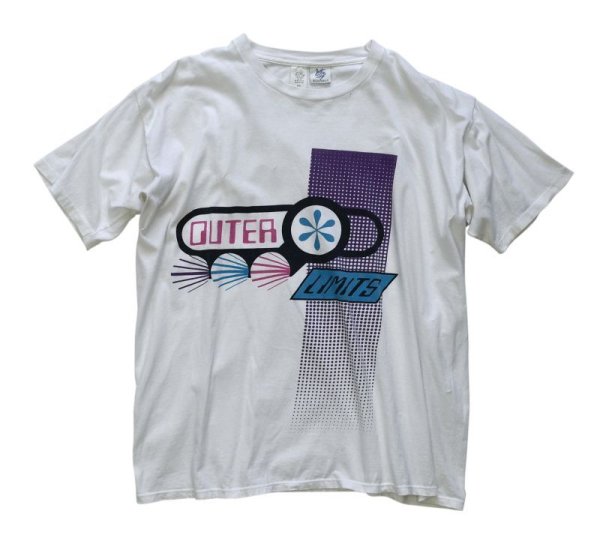 画像1: 90's【USA製】【ビンテージ】【Outer limits】【白】【Tシャツ】【サイズXXXL】  (1)