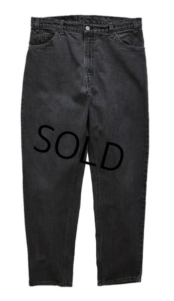 画像2: 【ビンテージ】【USA製】【LEVI'S】【リーバイス５５０】黒　ブラックデニム【デニムパンツ】【36×32】  (2)