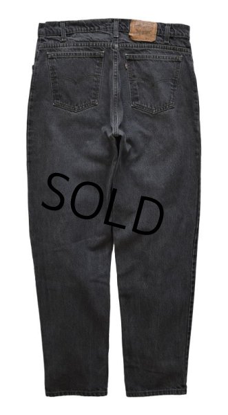 画像4: 【ビンテージ】【USA製】【LEVI'S】【リーバイス５５０】黒　ブラックデニム【デニムパンツ】【36×32】  (4)