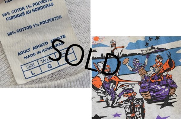 画像2: 【ビンテージ】【グレー】MILITARY B-MORE STYLE【Tシャツ】 サイズL  (2)