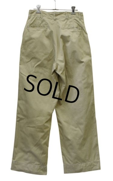 画像3: 【50's】【ビンテージ】U.S.ARMY【米軍実物】M-45【45カーキ】【チノパンツ】【チノパン】【29×31】  (3)