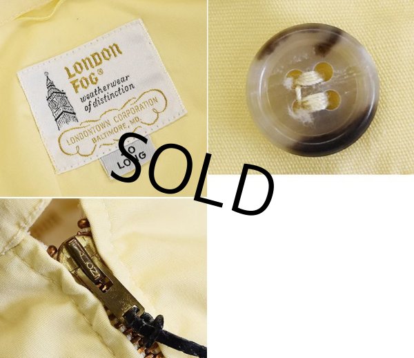 画像2: 【ビンテージ】【LONDON FOG】【ロンドンフォグ】【黄色】 スウィングトップ【ブルゾン】【サイズ40-Long】  (2)