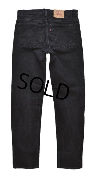 画像4: 大きめサイズ‼【USA製】【ビンテージ】【LEVI'S】【リーバイス５０５】505 黒【ブラックデニム】【デニムパンツ】【38Ｘ36】  (4)