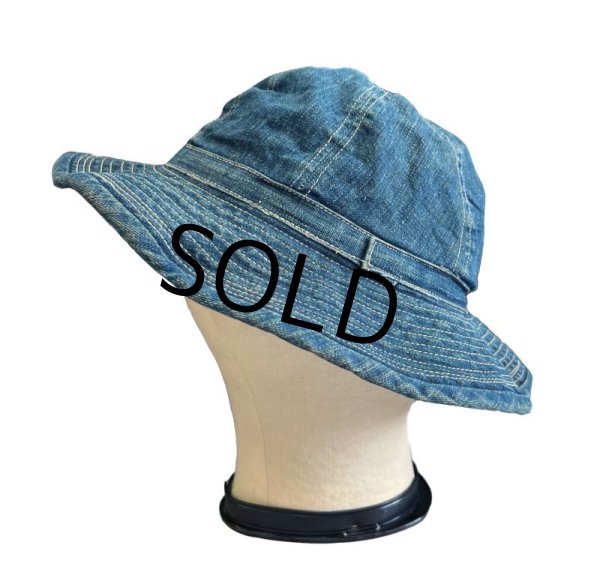 画像6: 30's【ビンテージ】U.S.ARMY【M37】デニムハット【デイジーメイハット】【57cm程度】  (6)