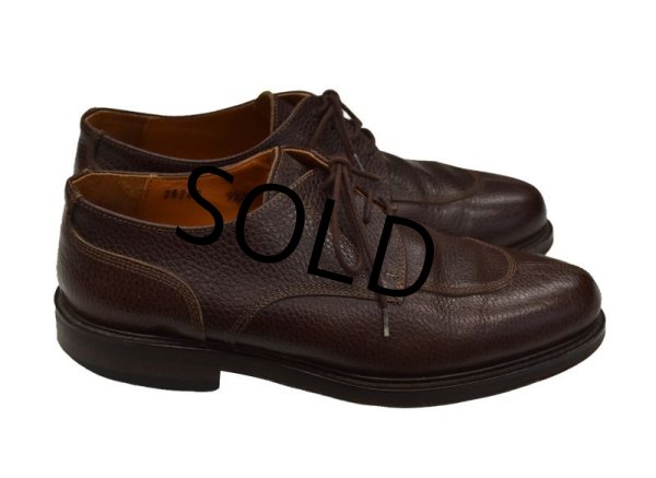 画像4: 【イタリー製】BARNEYS NEW YORK【バーニーズニューヨーク】【ブラウン】【Uチップモカシンシューズ】【9 1/2M】【27.5cm程度】  (4)