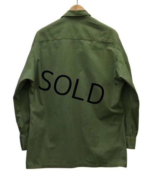 画像3: 60's【ビンテージ】【米軍実物】【リップストップ】【ジャングルファティーグシャツ】【ファティーグジャケット】【M-R】  (3)