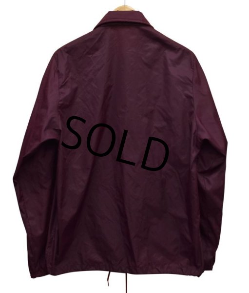 画像3: 80's【ビンテージ】【Birdie】エンジ【GARDEN CITY】ナイロン コーチジャケット 【サイズS程度】  (3)
