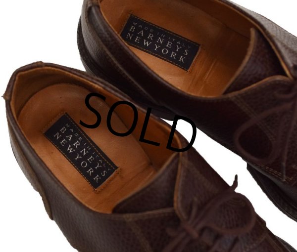 画像2: 【イタリー製】BARNEYS NEW YORK【バーニーズニューヨーク】【ブラウン】【Uチップモカシンシューズ】【9 1/2M】【27.5cm程度】  (2)