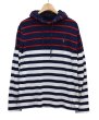 画像1: 【ラルフローレン】【POLO ralph lauren】【紺×白×赤】【フード付き】【カットソー】パーカー【サイズＭ】  (1)