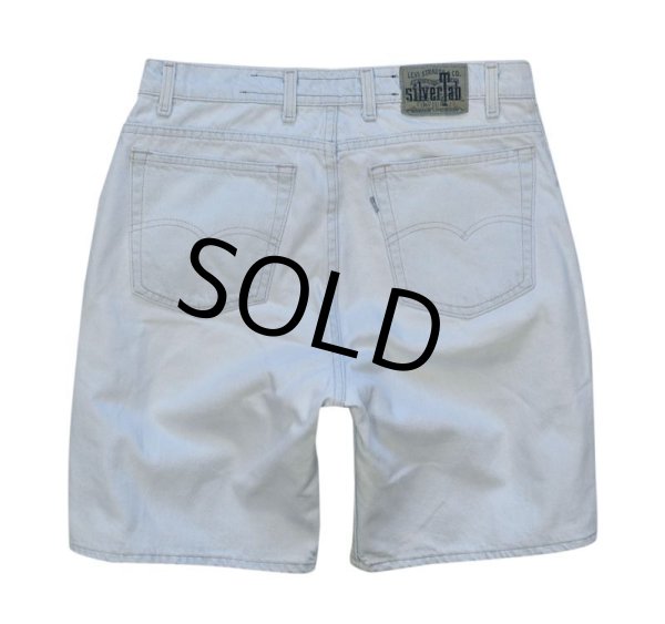 画像3: 【ビンテージ】【USA製】【LEVI'S】【シルバータブ】【リーバイス】【ライトブルー】【デニムショーツ】【W34】  (3)
