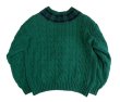 画像5: 90's【ビンテージ】【オールドギャップ】【GAP】【緑×チェック】【Vネック】【コットンセーター】レディース古着【サイズＭ】  (5)