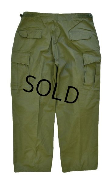 画像4: 【60's】【米軍実物】【ビンテージ】 【U.S.ARMY】【リップストップ】【ジャングルファティーグパンツ】【L-R】  (4)