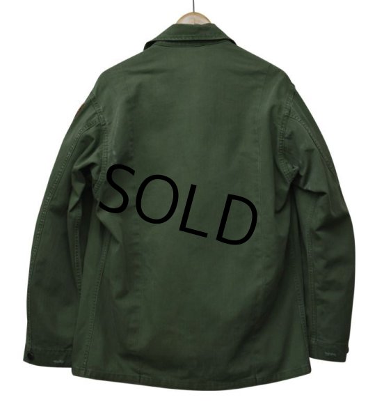 画像3: 【40's】【ビンテージ】U.S.ARMY 米軍実物【M43】【HBT】ジャケット【カバーオール】【38R】  (3)