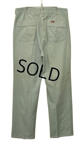 画像4: USA製【ビンテージ】【リー】【LEE】ベイカーパンツ風【ブラッシュドコットン】【34x36】  (4)