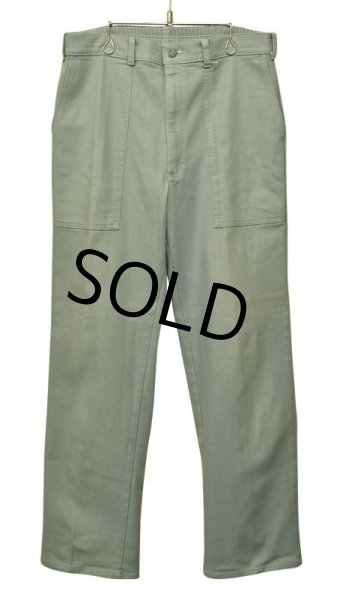 画像3: USA製【ビンテージ】【リー】【LEE】ベイカーパンツ風【ブラッシュドコットン】【34x36】  (3)