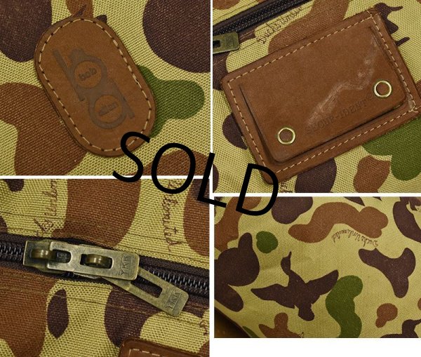 画像2: 80's【ビンテージ】ボブアレン 【bob allen】ダックハンター　カモフラ柄【ハンティングバッグ】【ボストンバッグ】  (2)