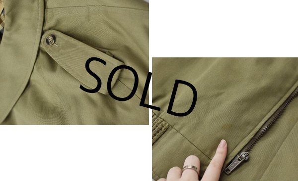 画像3: 80's【ビンテージ】【アクアスキュータム】ブルゾン【ブラウン】AQUA5トレンチブルゾン【サイズ42】  (3)