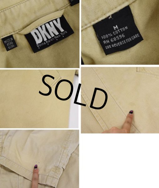 画像2: ビンテージ【DKNY】【ダナキャランニューヨーク】【ステンカラーコート】【サイズＭ】   (2)