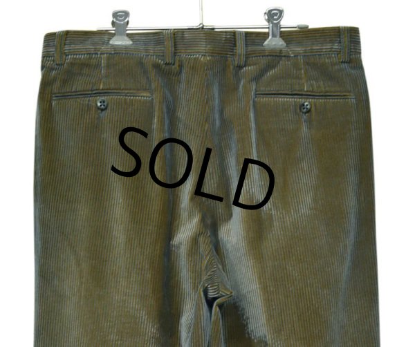 画像5: 【ビンテージ】イタリー製【Zanella】ノードストローム【ザネッラ】2タック【コーデュロイパンツ】【キャメル×水色】【サイズ35】  (5)