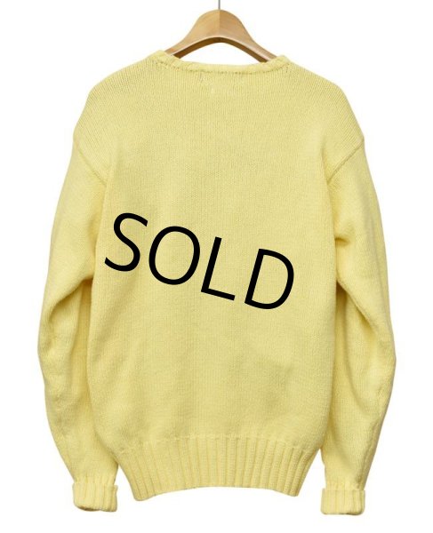 画像3: 【ラルフローレン】POLO RALPH LAUREN【黄色】【コットンセーター】【サイズS】  (3)