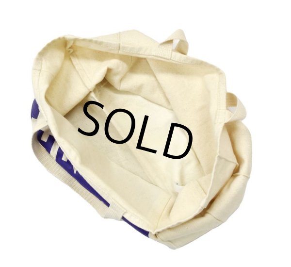 画像6: 【HUSKY】ICE CREAM & DELICATESSEN【白×紫】【トートバッグ】エコバッグ  (6)