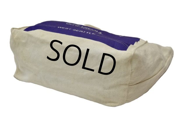 画像7: 【HUSKY】ICE CREAM & DELICATESSEN【白×紫】【トートバッグ】エコバッグ  (7)