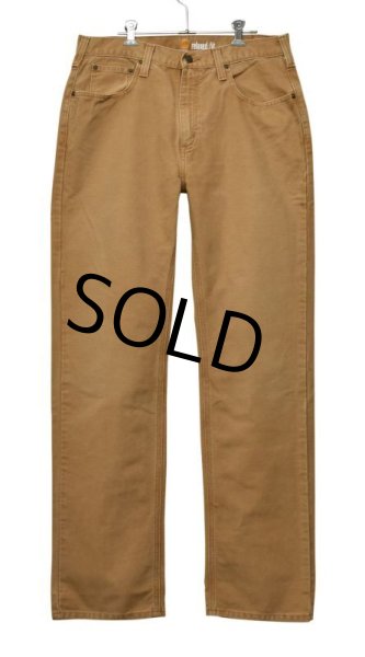 画像2: 【ビンテージ】【carhartt】カーハート【リラックスフィット】【ライトブラウン】コットンパンツ【ワークパンツ】【34×34】  (2)