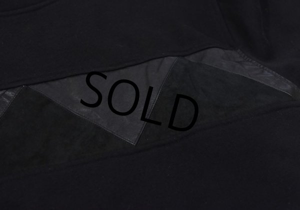 画像4: 【ビンテージ】【imprints】【黒】胸スエード切り替え【スウェット】【サイズM】  (4)