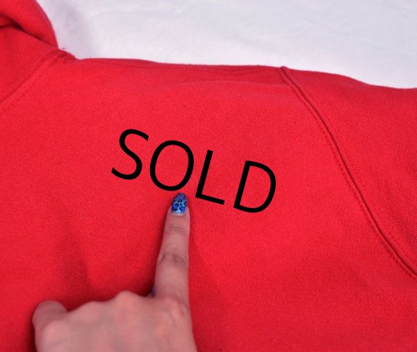 画像4: 【チャンピオン】【リバースウィーブ】【赤】【無地】【パーカー】【サイズＭ】  (4)