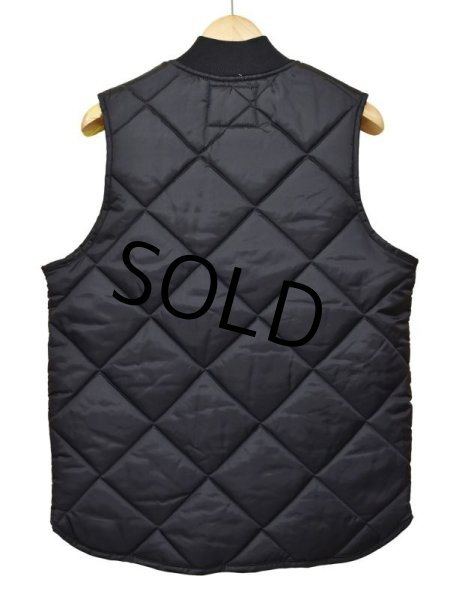 画像3: ほぼ未使用!【USA製】SNAP WEAR【STS】黒【裏サーマル】【中綿ダウンベスト】【キルティングベスト】  (3)