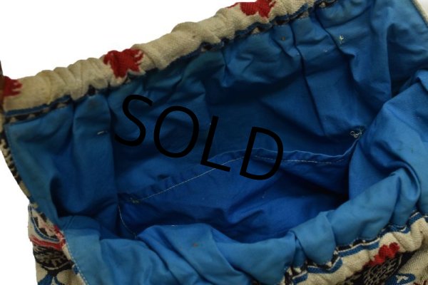 画像4: 【ビンテージ】 ポルトガル【ニワトリ柄】【ハンドバッグ】   (4)