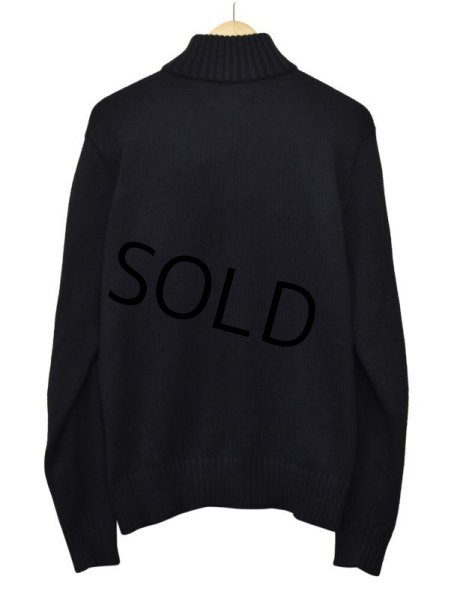 画像3: 【ラルフローレン】POLO RALPH LAUREN【黒】【ハーフジップ】【コットンセーター】【サイズL】   (3)