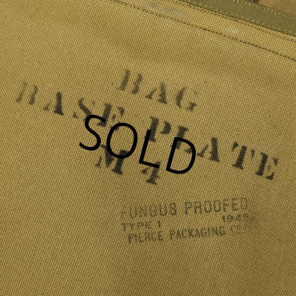 画像3: 40's【ビンテージ】ww2【米軍実物】U.S.ARMY【BASE PLATE M4】【ステンシル入り】【ショルダーバッグ】  (3)