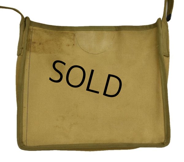 画像5: 40's【ビンテージ】ww2【米軍実物】U.S.ARMY【BASE PLATE M4】【ステンシル入り】【ショルダーバッグ】  (5)