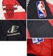 画像4: 【ビンテージ】【シカゴブルズ】バスケットボール【ＮＢＡ】【赤×黒×白】【中綿入り】【ブルゾン】【サイズＬ】  (4)