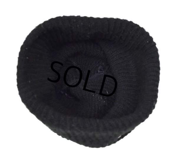 画像3: 【ビンテージ】【ROSE FENCE INC】【黒】【バラ】 【ニットキャップ】 【ニット帽】   (3)
