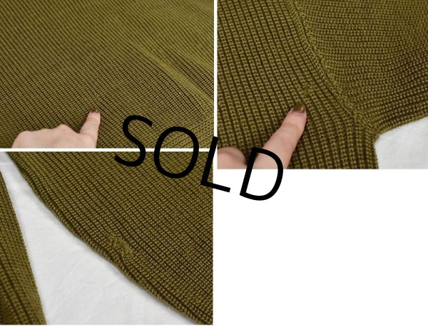 画像2: 【ビンテージ】米軍実物【U.S.ARMY】【USAAF】【A-1】【セーター】【ウール】【Ｖネックセーター】  (2)