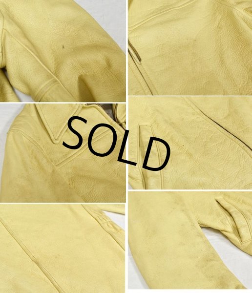 画像4: 60's【ビンテージ】【qnuine】【NATIVE DEERSKIN】ディアスキン スポーツジャケット【レザージャケット】US38程度  (4)