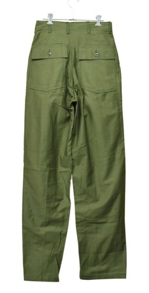画像5: 60's デッドストック【米軍実物】【ビンテージ】【平ボタン】【ベイカーパンツ】【ユーティリティパンツ】【OG107】【30×35】 (5)