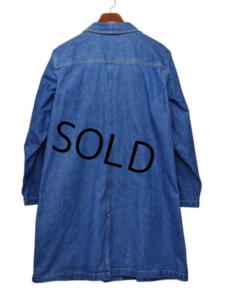 画像3: 90's~【ビンテージ】【ORVIS】オービス【デニムコート】 ショップコート【レディース古着】【サイズM〜L】  (3)