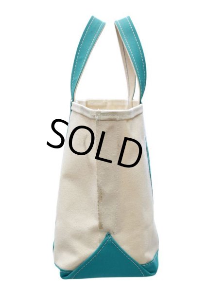 画像7: 程度良好!!【ビンテージ】【USA製】【L.L.bean】【L.L.ビーン】【キャンバス】【トートバッグ】【THE FAMILY Center at Exeter Hospital】【白×エメラルド】  (7)