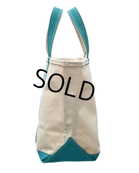 画像6: 程度良好!!【ビンテージ】【USA製】【L.L.bean】【L.L.ビーン】【キャンバス】【トートバッグ】【THE FAMILY Center at Exeter Hospital】【白×エメラルド】  (6)