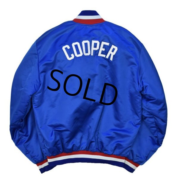 画像3: 90's【ビンテージ】【CISCO INC.】【Old Mill】青【中綿入り】カレッジ【サテンジャケット】スタジャン【サイズＸＬ】  (3)